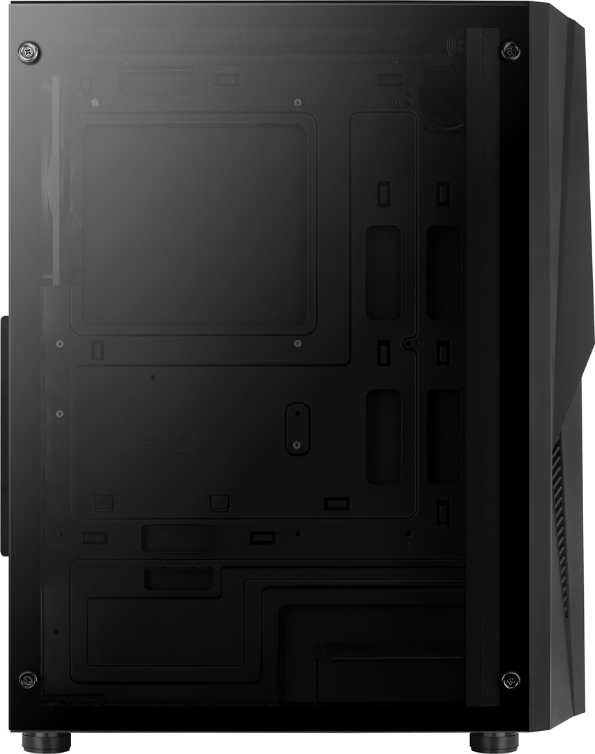 Kullë kompjuteri Aerocool Mecha ACCM-PV28013.11, xham i temperuar, RGB, e zezë