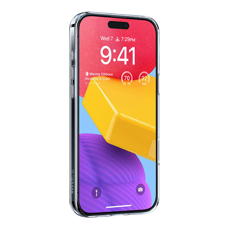 Mbrojtëse telefoni Torras Ostand Pro për iPhone 16 Plus, me magnet, transparente