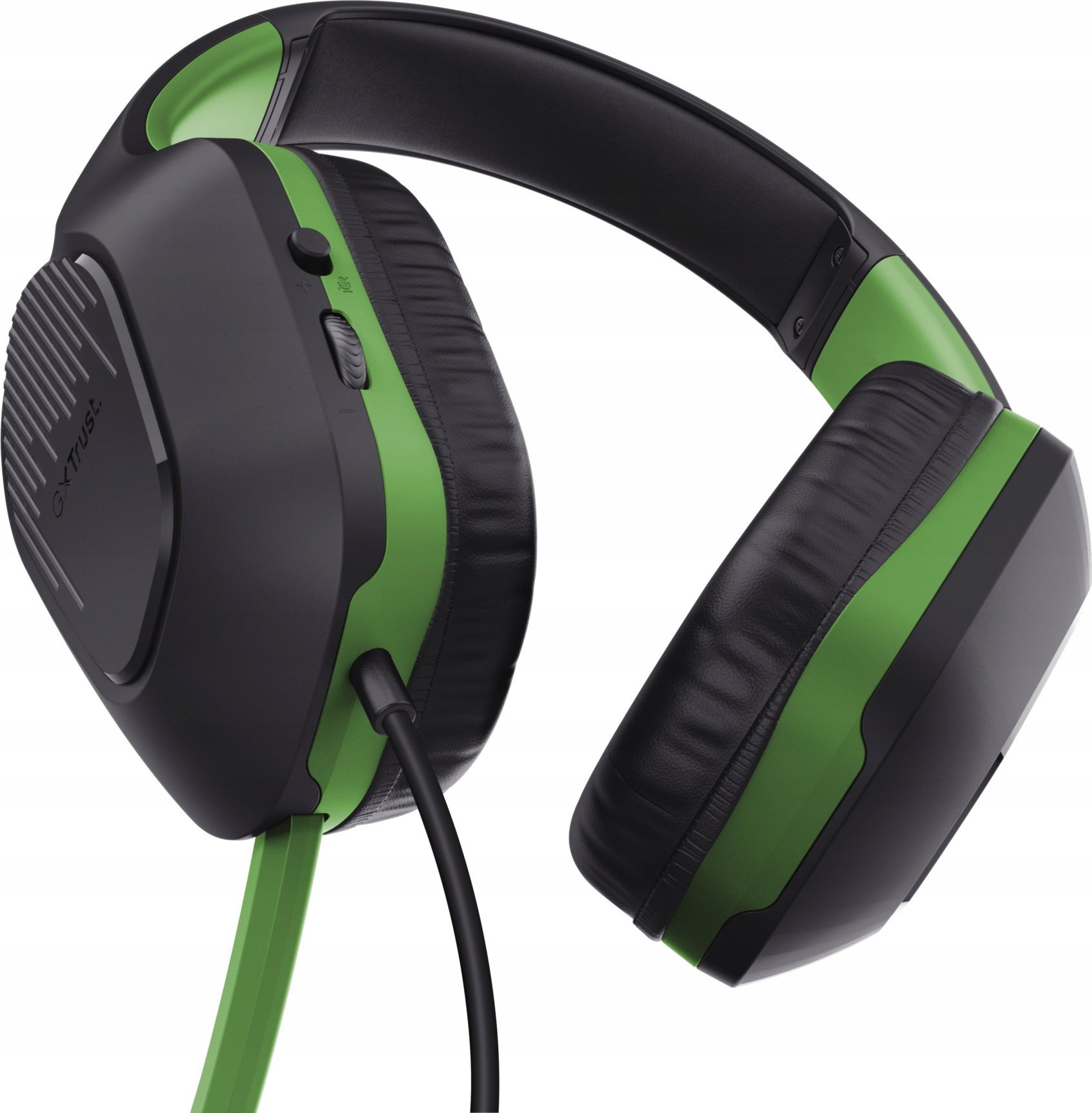 Kufje gaming Trust GXT 415X Zirox, me kabllo, driverë 50 mm, të zeza me jeshile