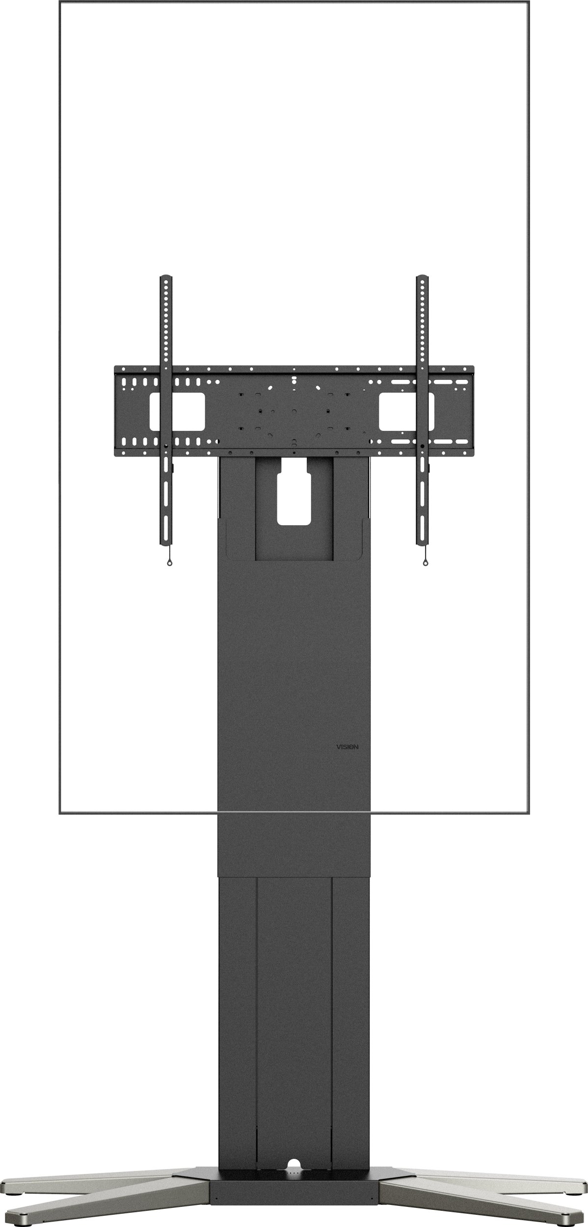 Mbajtëse TV Vision VFM-F51T, për ekrane TV, lartësi e rregullueshme, e zezë
