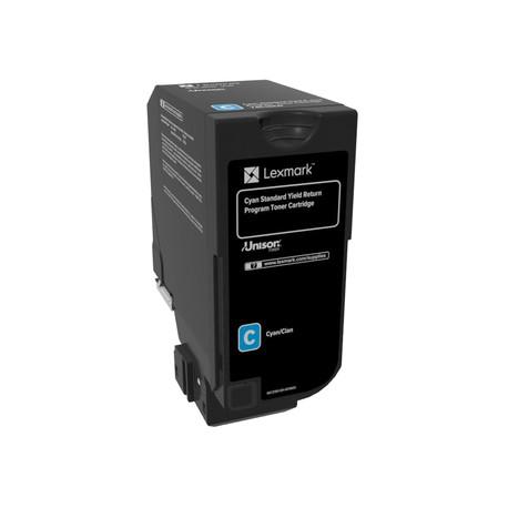 Toner Lexmark 74C2SC0, cyan, origjinal