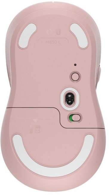 Maus Logitech Signature M650 L, pa tel, rozë