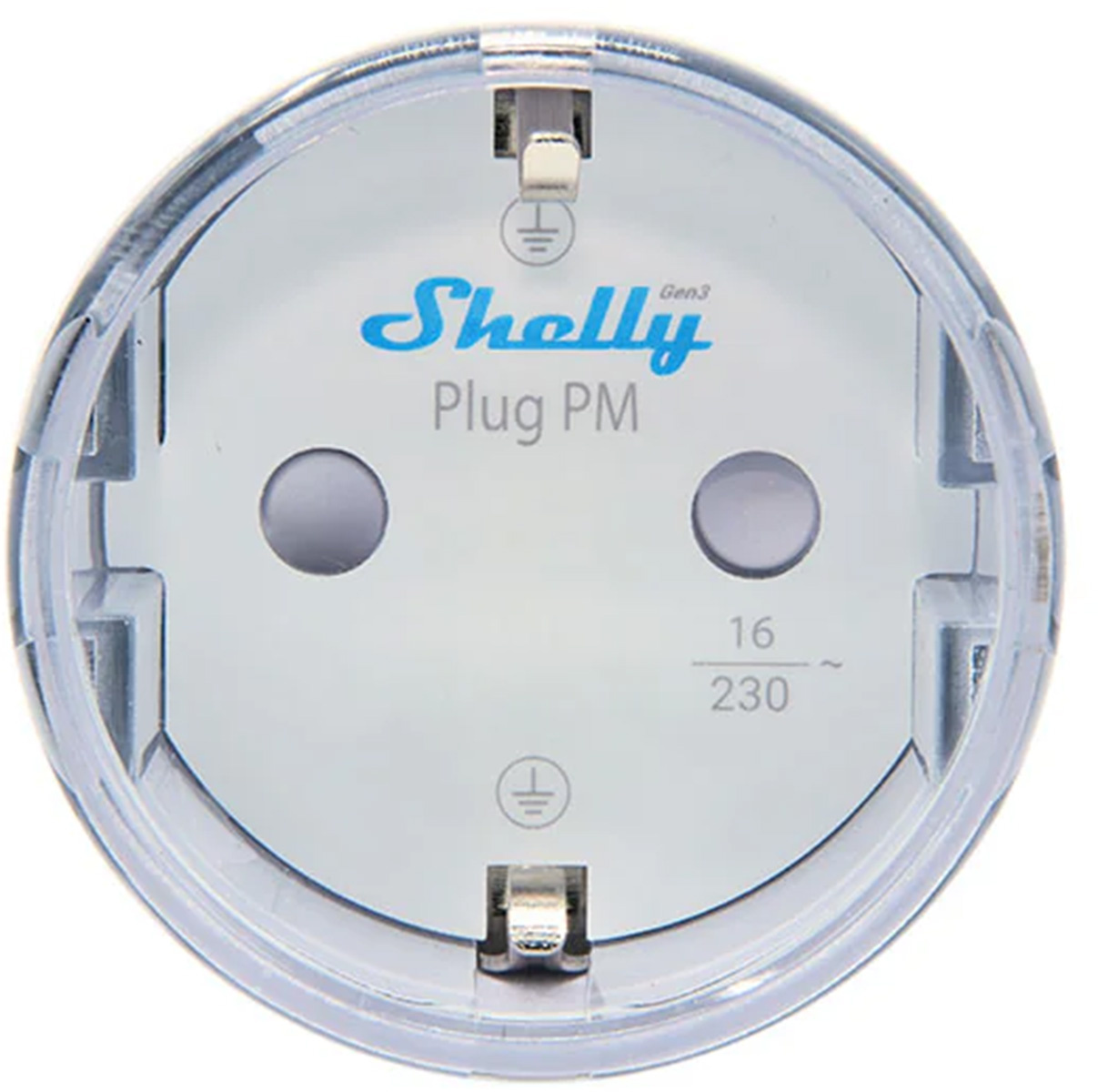 Prizë inteligjente Shelly Plug PM Gen3, matje energjie, WiFi, e bardhë