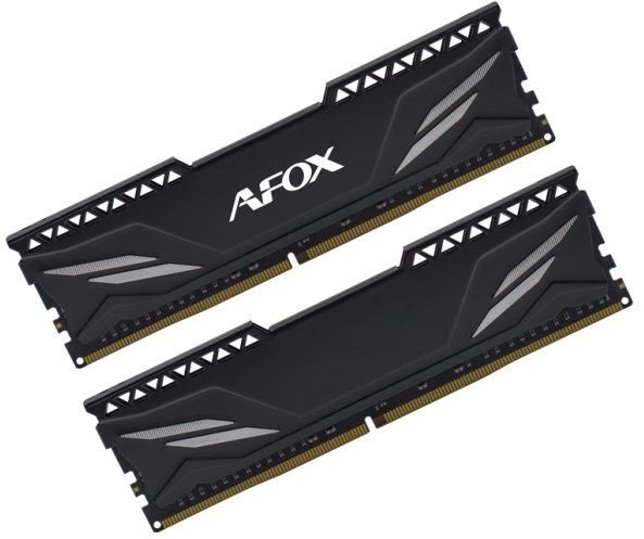 Memorie RAM AFOX Gaming DDR4, 16GB 2x8GB, 3200MHz CL16, e zezë