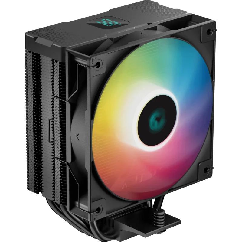 Ftohës CPU Deepcool AG400 Digital BK, ajror, ARGB, i zi