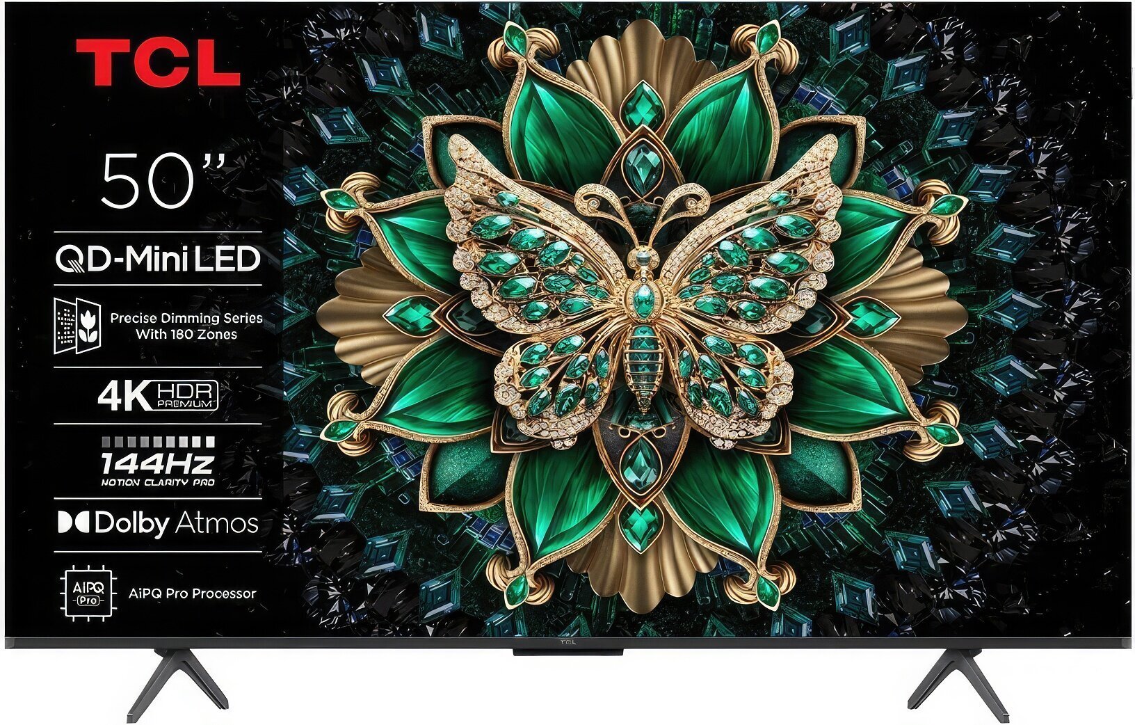 Televizor TCL 50C69K C Series, 50", 4K QD Mini LED, i zi