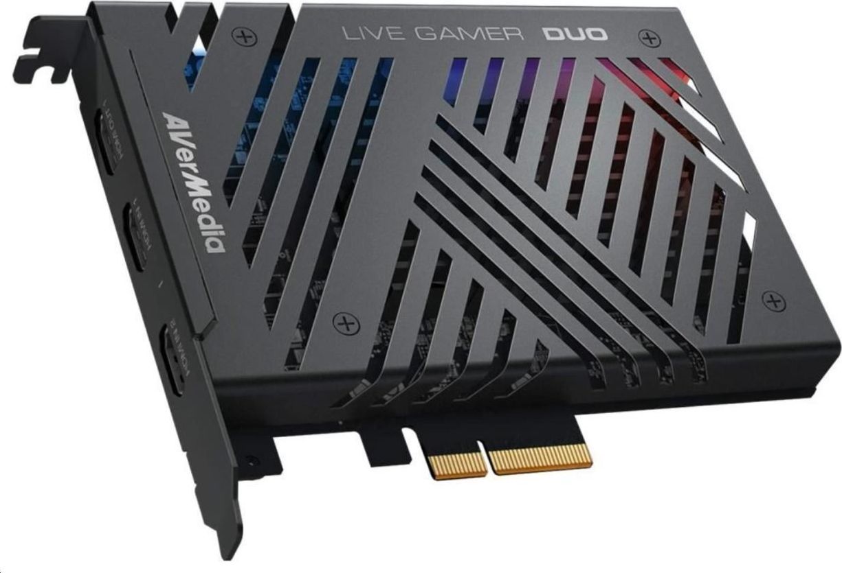 Kartë kapëse video AVerMedia Live Gamer Duo GC570D, PCIe, 2x HDMI, e zezë