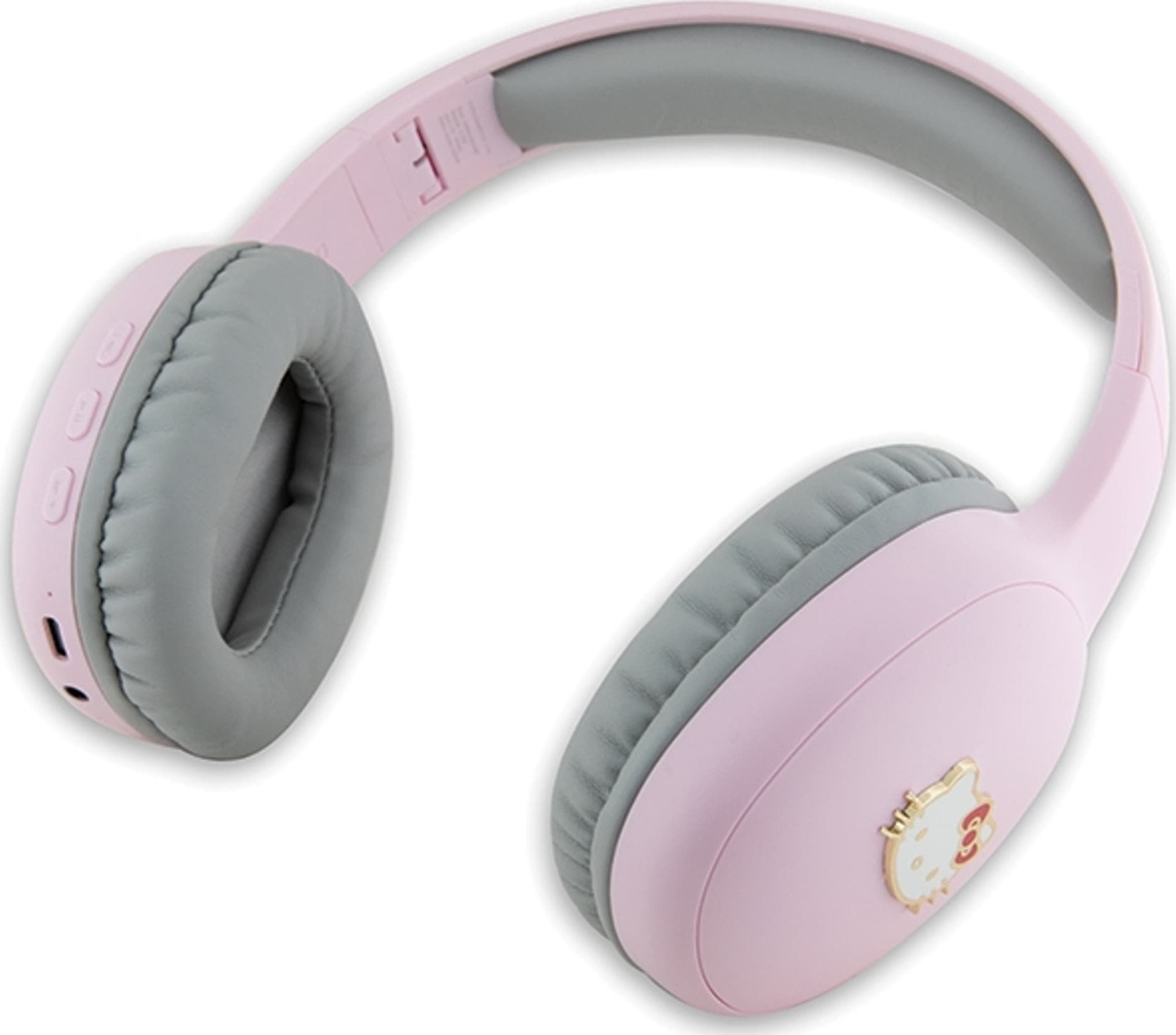 Kufje Bluetooth Hello Kitty Bicolor Pink, pa tela, rozë