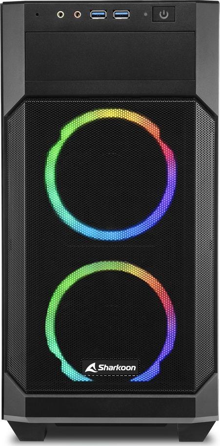 Kasë Sharkoon V1000 RGB, Mini Tower