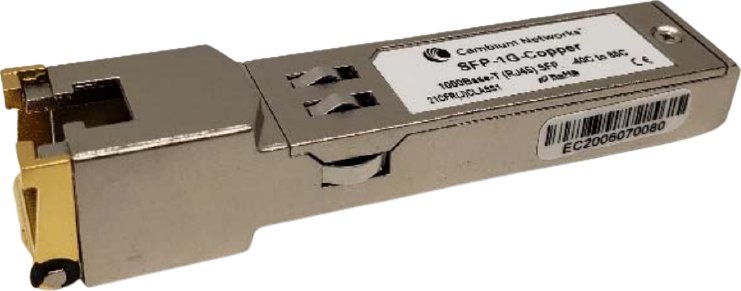 Modul transceiver rrjeti Cambium Networks SFP 1G COPPER, 1000 Mbps, SFP, bakri