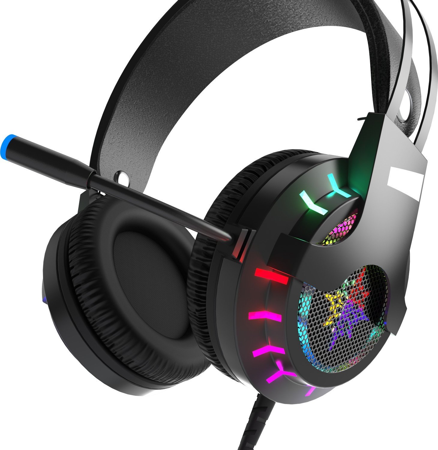 Kufje gaming Inca IGK-TX12, me kabllo, 2.4m, të zeza
