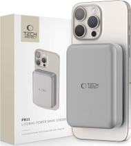 Karikues portativ Tech-Protect PB11 LifeMag, 10000mAh, MagSafe, titanium