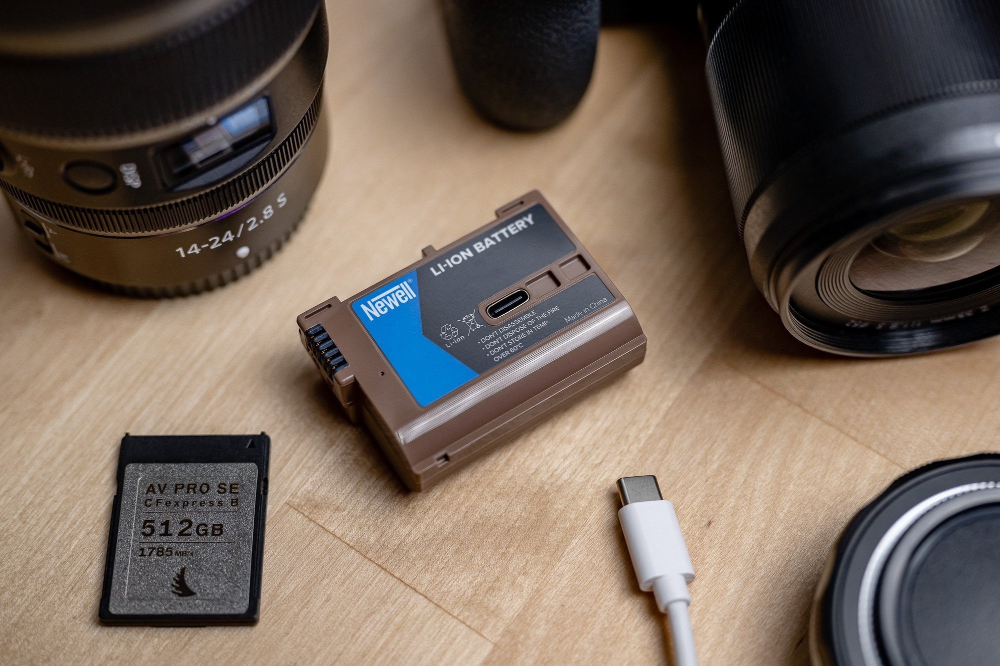 Bateri Newell NP-W235 për Fujifilm, 2300mAh, USB C, e zezë