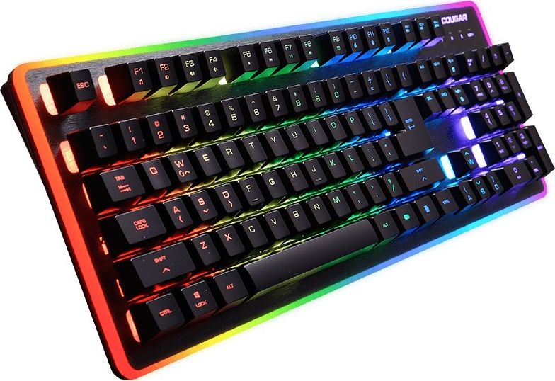 Set gaming tastierë dhe mi Cougar Deathfire EX, mekanike hibride, DPI i rregullueshëm, i zi