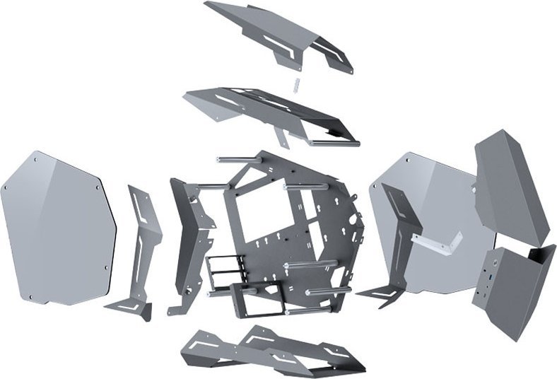 Kasë Jonsbo MOD3 Mini, e hirtë, Të ndryshme