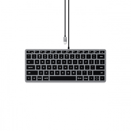 [OUTLET] Tastierë Satechi Slim W1 USB-C Backlit - US, e hirtë	