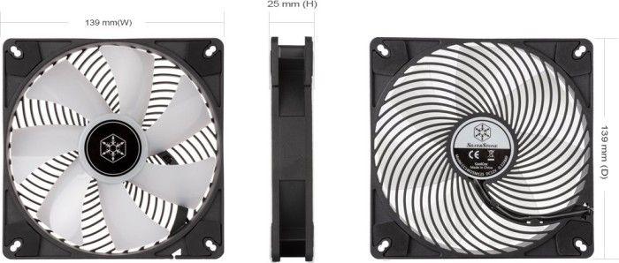 Ventilator SilverStone SST-AP140I-ARGB, i zi