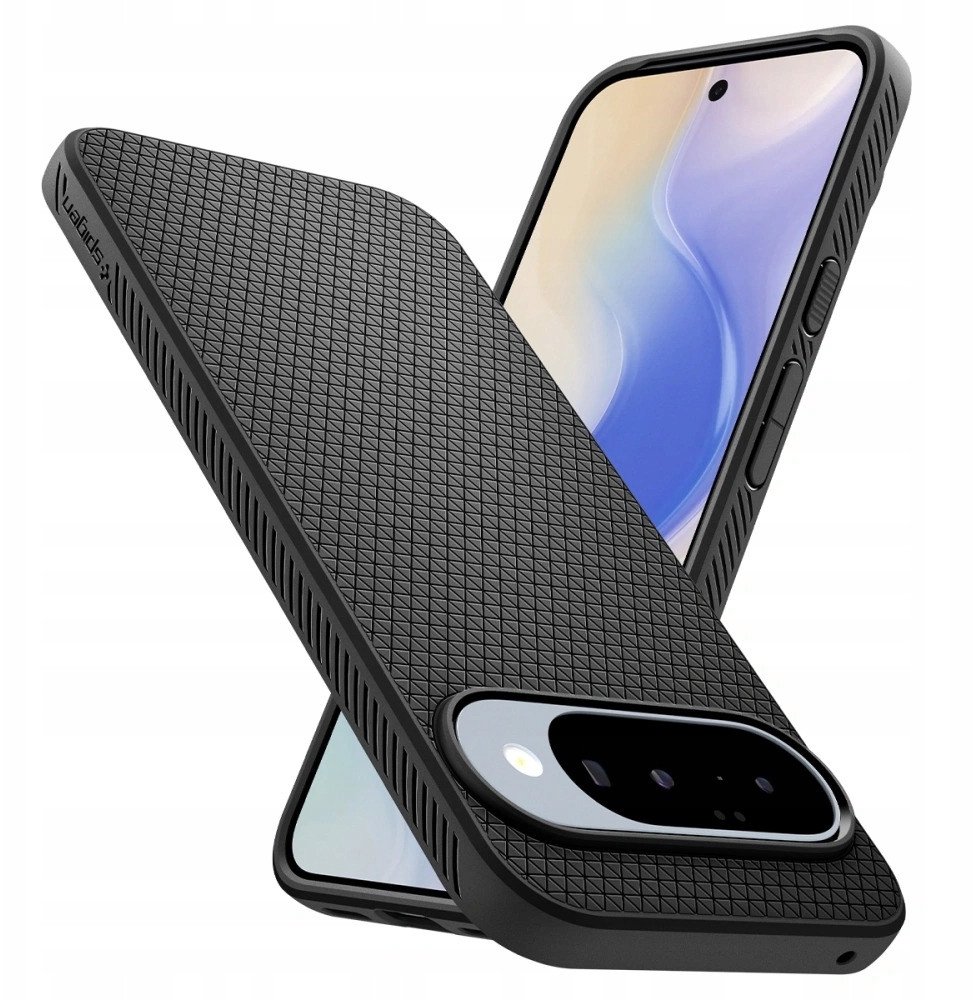 Mbulesë telefoni Spigen Liquid Air për Google Pixel 10 10 Pro, matte, e zezë