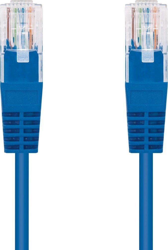 Kabllo rrjeti C-TECH Patchcord Cat5e, UTP, 0.5m, blu