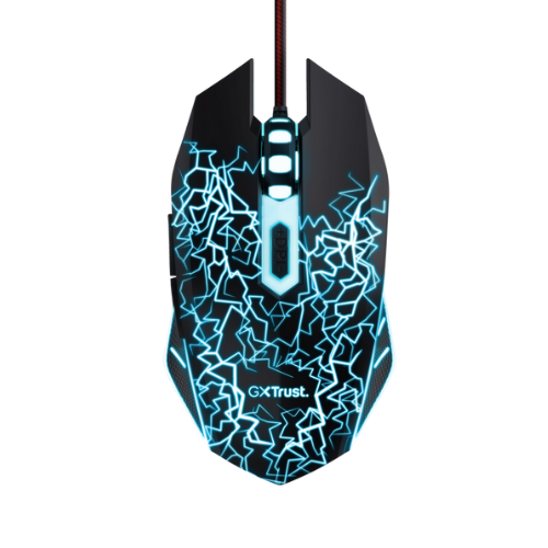 Set maus dhe mauspad Trust Gaming, i zi