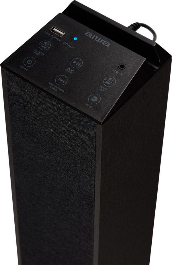 Kullë zëri Aiwa TSBT-270, 50W RMS, Bluetooth, e zezë