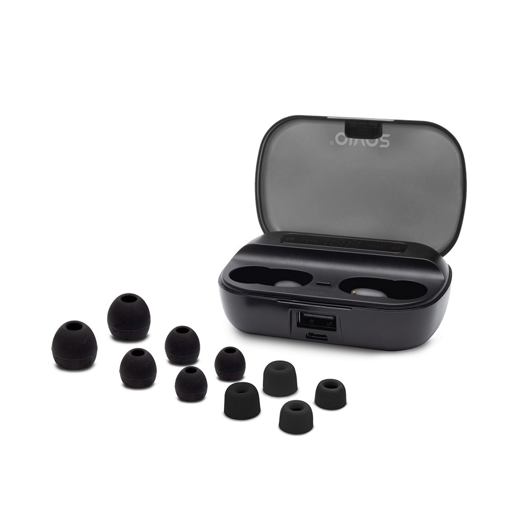 Dëgjuese Savio TWS-06, Wireless, të zeza