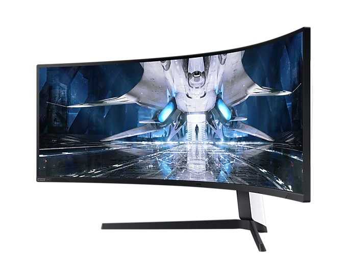 Monitor Samsung Odyssey G9, 49", VA, QHD,144Hz, i zi/i bardhë