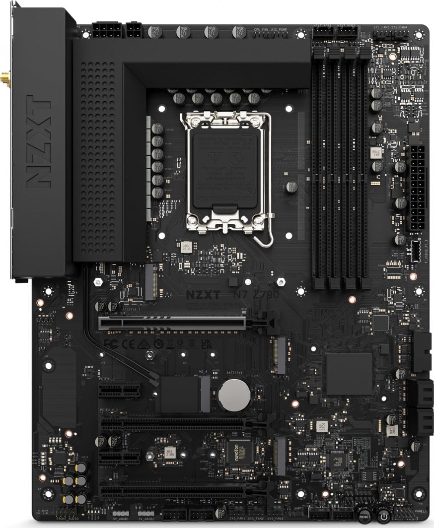 Pllakë amë Nzxt N7 Z790 MATTE, e zezë