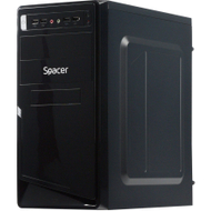 Kase kompjuterike Spacer Moon, MiniTower mATX, PSU 230W, e zezë