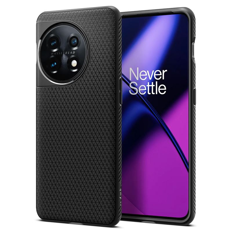 Mbrojtëse për celular OnePlus 11 Spigen Liquid Air, i zi