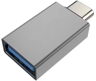 Përshtatës USB Platinet Media, USB C në USB A, 5 Gbps, gri