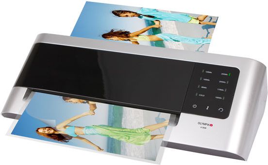Laminator Olympia A 3048, format A3, 125 mikron, i bardhë