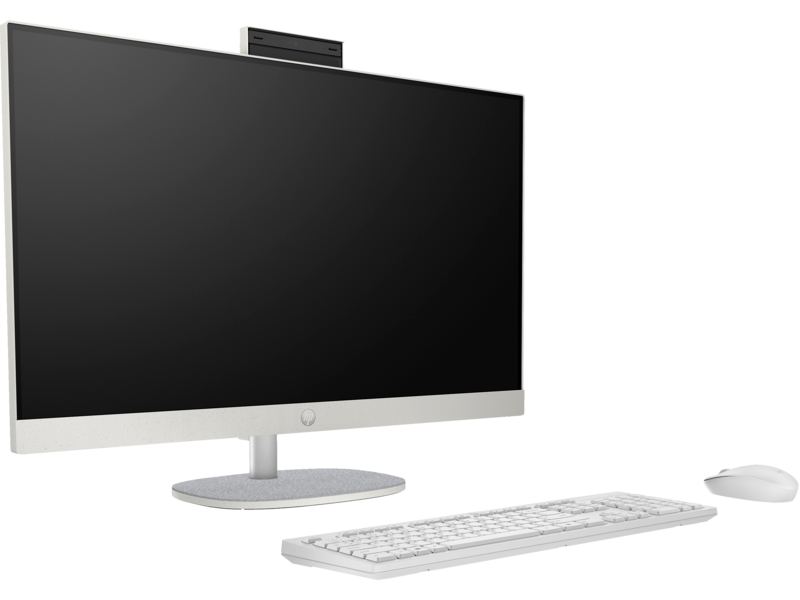 Kompjuter HP PC AIO 27-cr1011na, 27", Intel Core Ultra 5 125U, 16GB RAM, 512GB SSD, Intel Graphics, Shell White