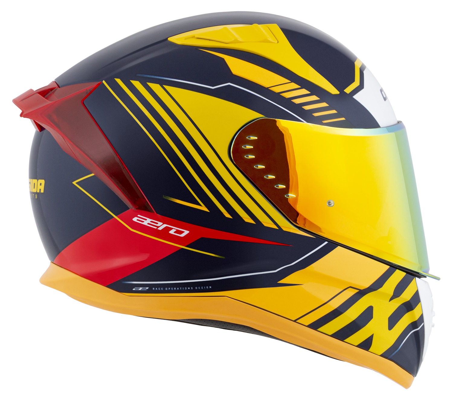 Helmetë motoçiklete Cassida Aero Drome 2026, integralë, polikarbonat, shumëngjyrëshe