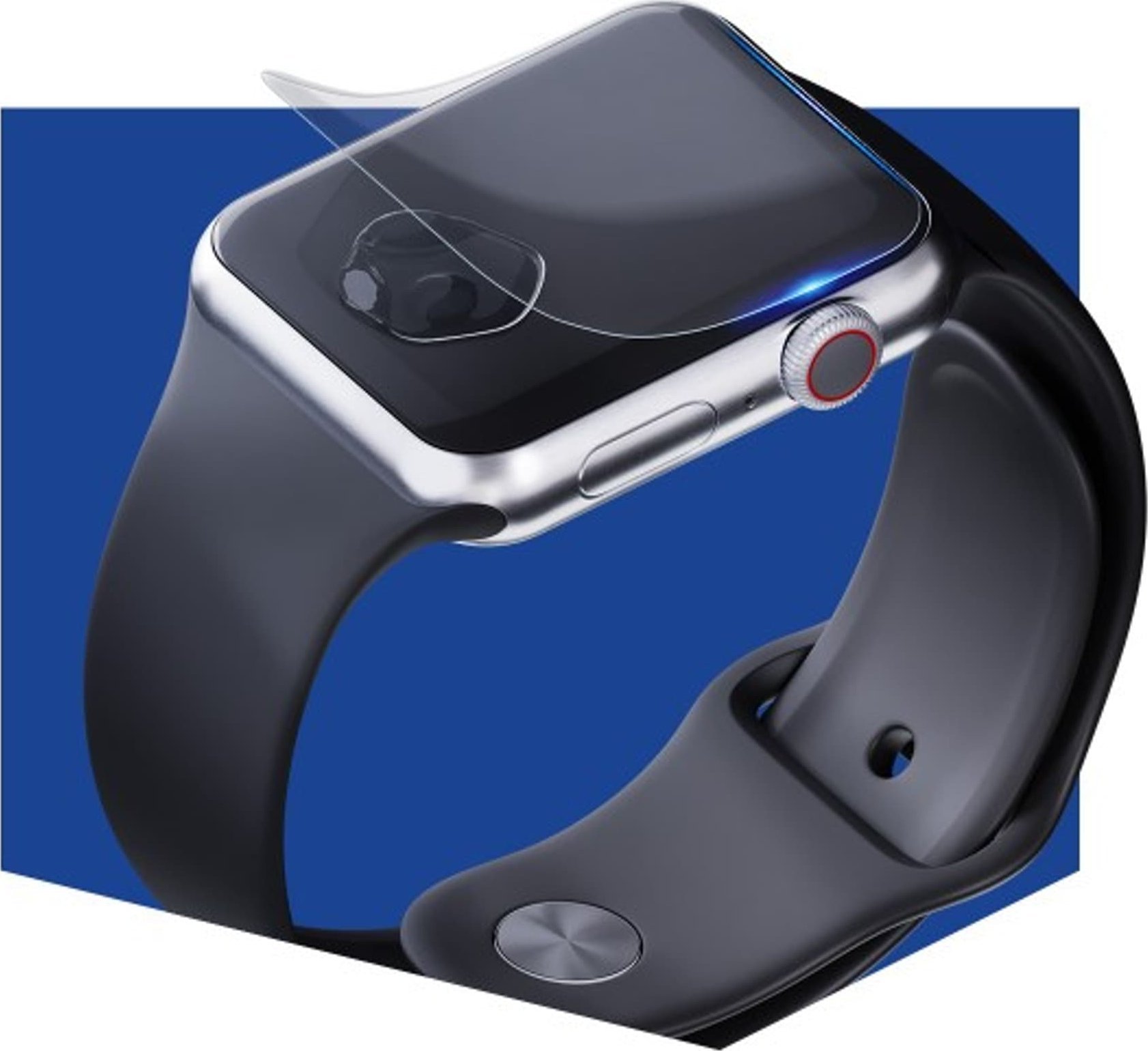 Folie mbrojtëse 3MK ARC Watch për Media Tech Activeband Progress MT868, 3 copë, transparente