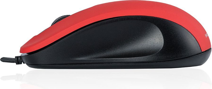 Maus Modecom M10S, me kabllo, USB, i kuq