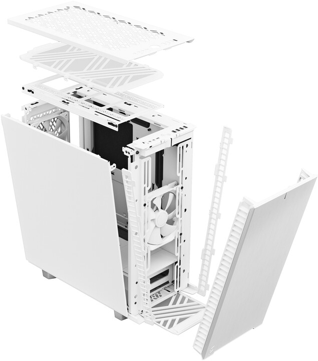 Fractal Design Define 7 Compact, бела