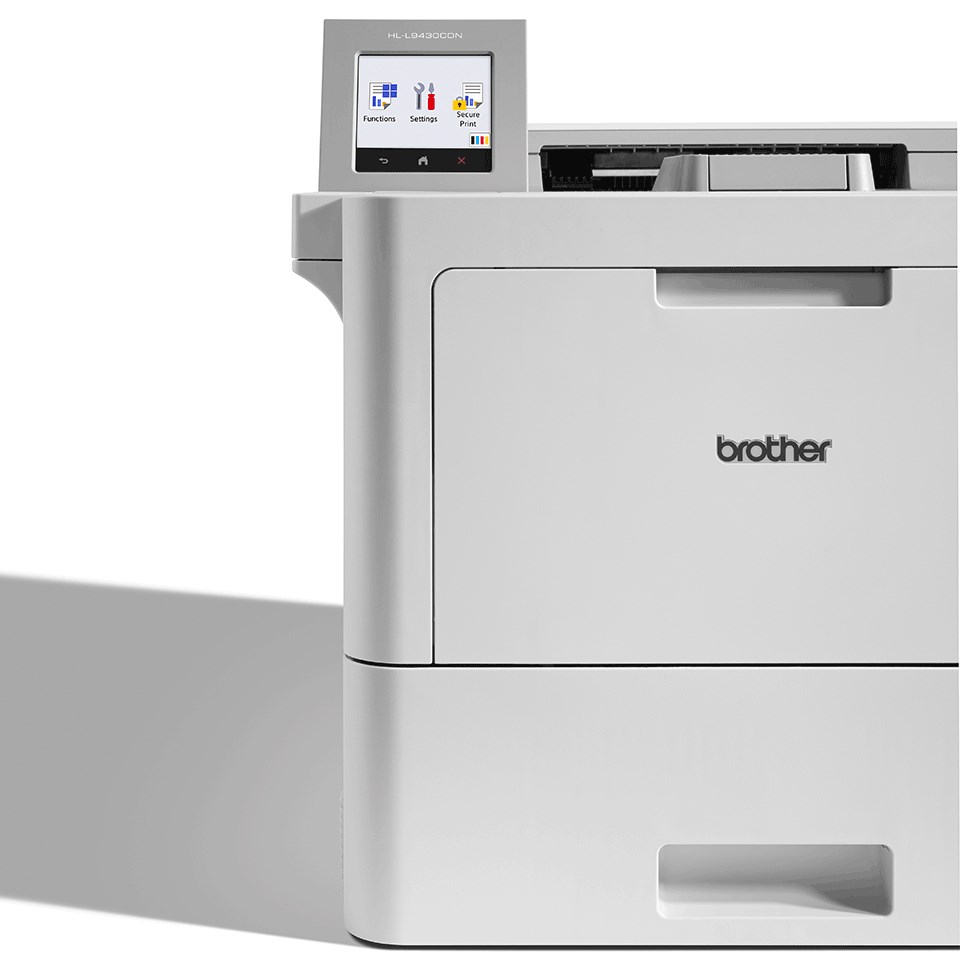 Printer Brother HL-L9430CDN, lazer me ngjyra, 40 ppm, i bardhë