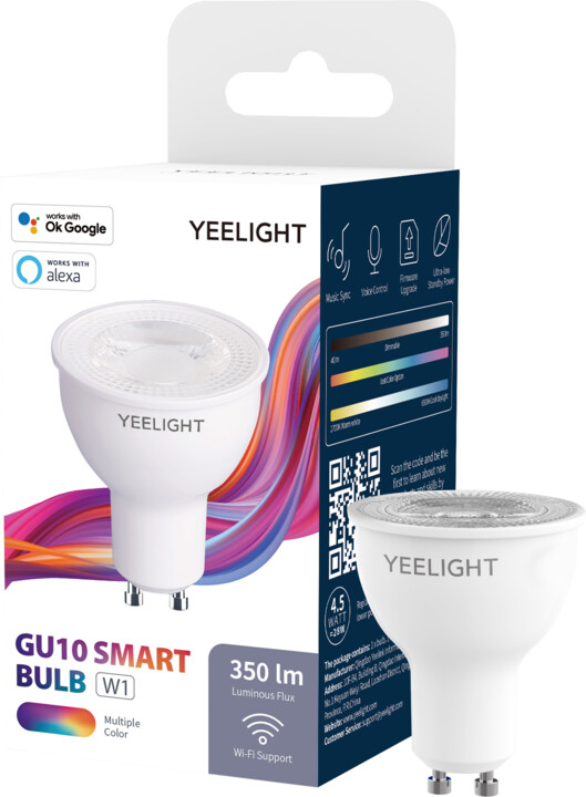 Poç Xiaomi Yeelight GU10 Smart W1, 4 copë