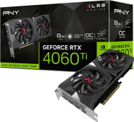 Kartelë grafike PNY GeForce RTX 4060 Ti XLR8 Gaming Verto OC Dual Fan 8GB GDDR6