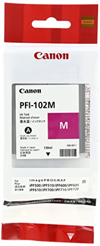 Kasetë boje Canon PFI-102M, magenta, origjinale