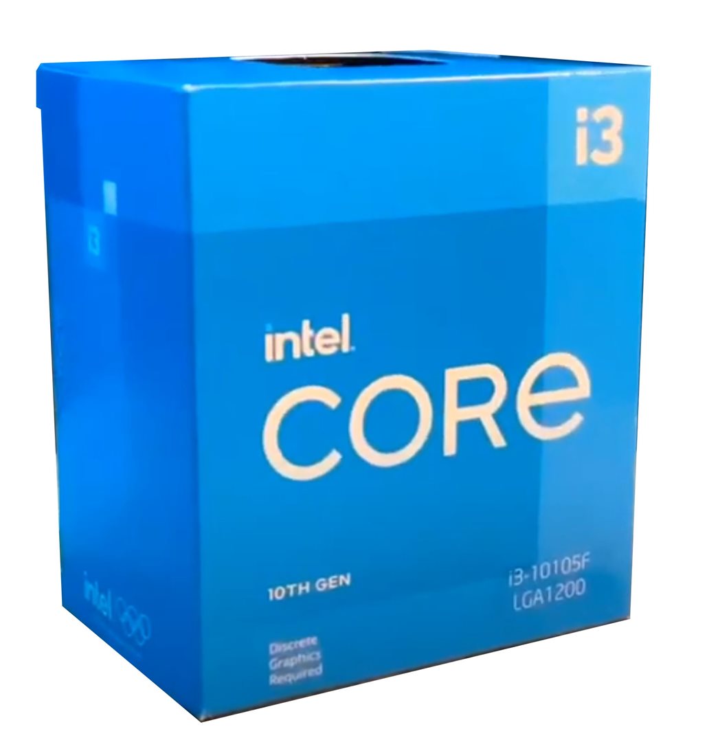 Procesor Intel Core i3-10105F, 4 bërthama, 3.7GHz, FCLGA1200
