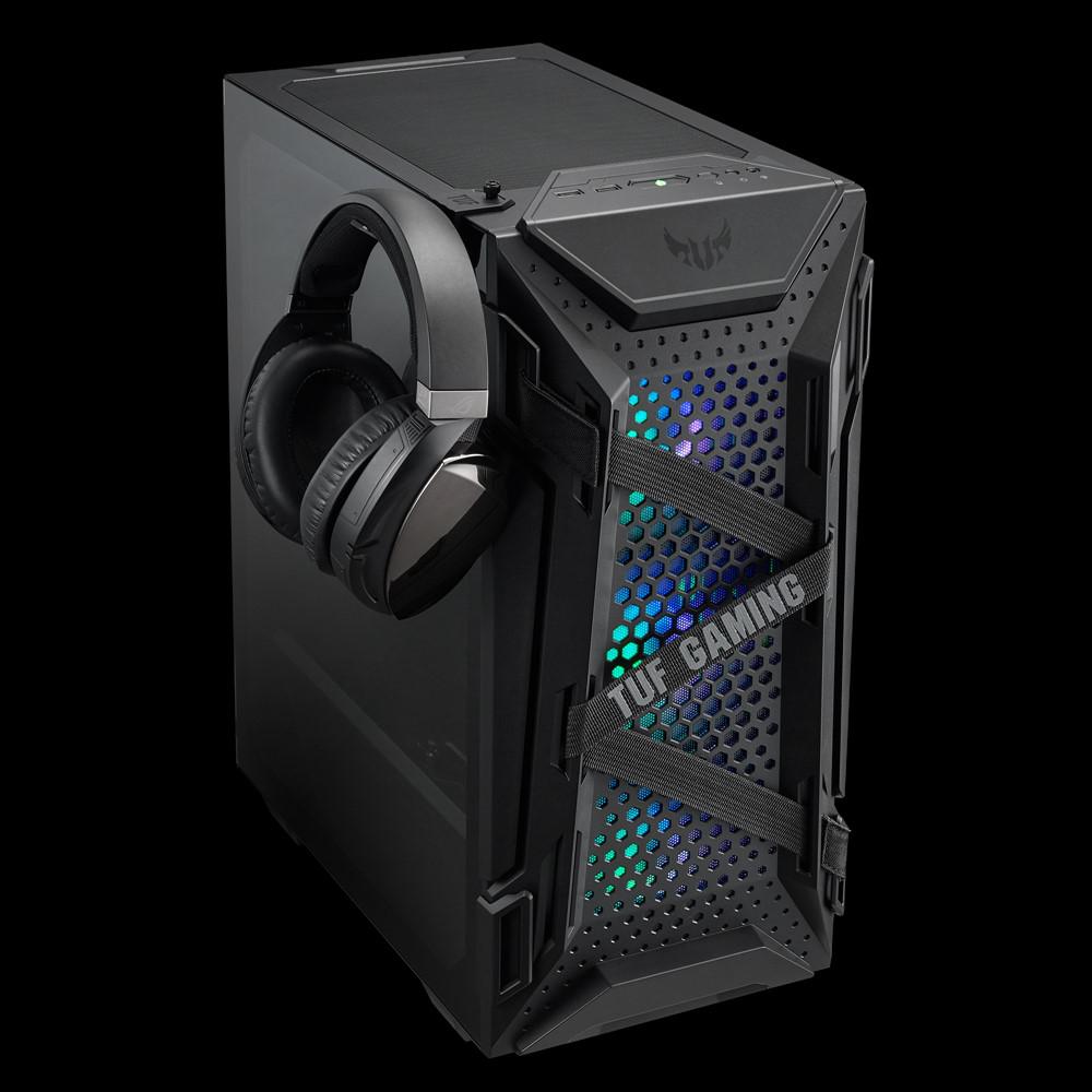 Kuti PC Asus TUF Gaming GT301, mid tower, ATX, me RGB, e zezë