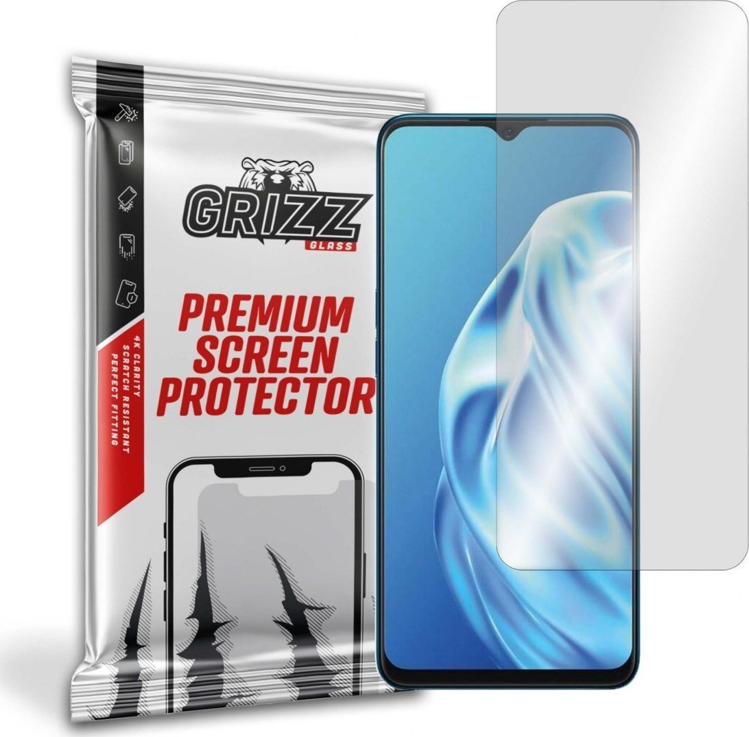 Xham mbrojtës GrizzGlass Hybrid Glass për Oppo A91, fleksibël, transparent