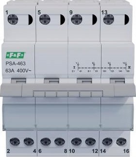 Çelës rrjet gjenerator F&amp;F PSA-463, 4 pole, 63A