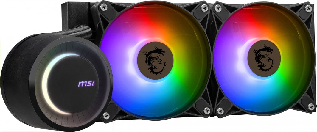 Ftohëse me ujë MSI MAG CoreLiquid E240 (306-7ZW5E17-C24), 240mm, ARGB, e zezë