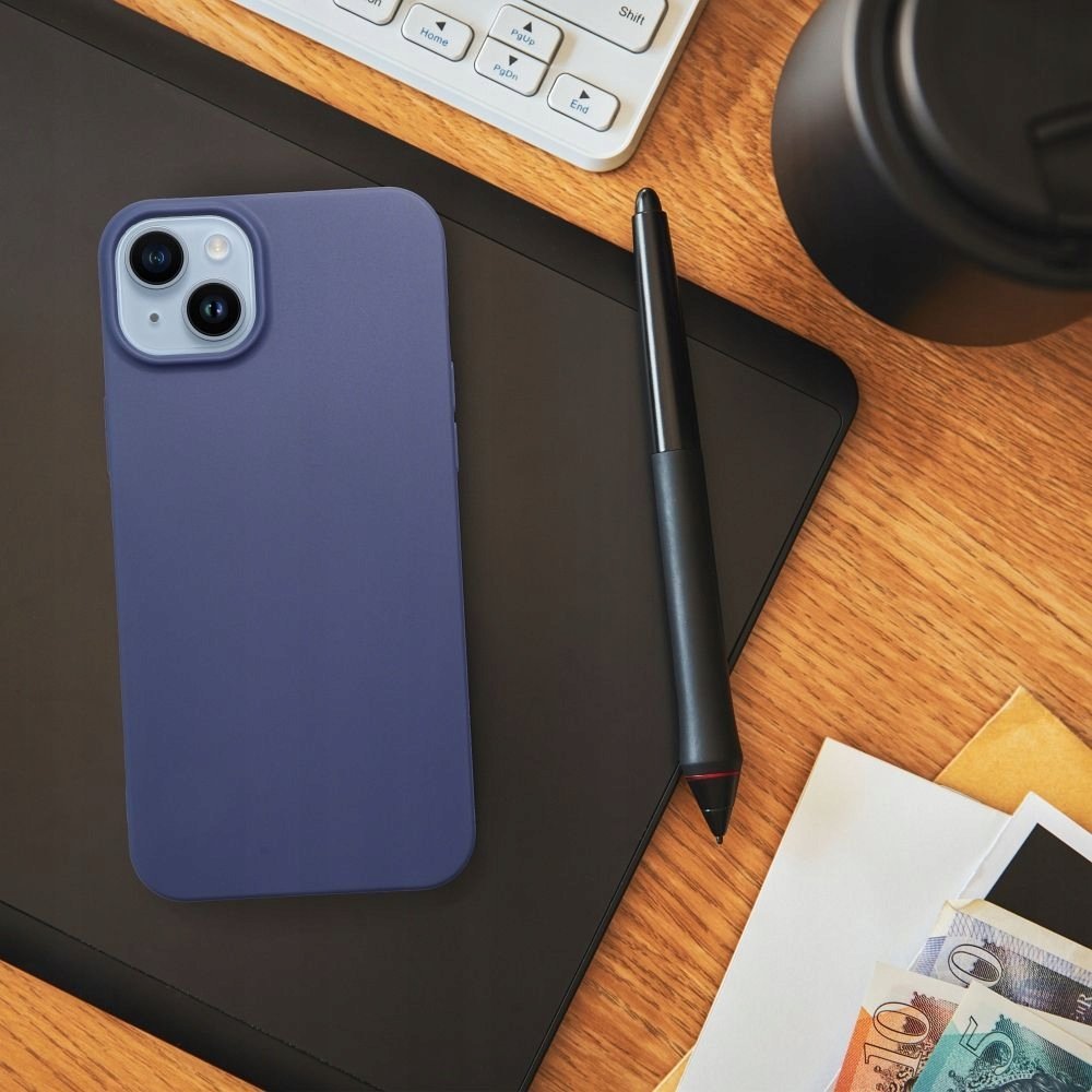 Futrollë telefoni Matt Case për Honor X6a, TPU, matt, blu