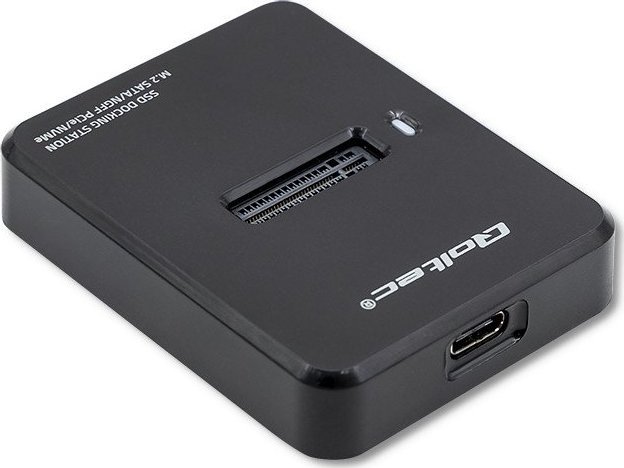 Doking stacion për SSD M.2, SATA PCIe NGFF, i zi