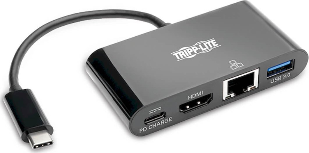 Докинг станица Eaton U444-06N-H4GUBC, USB-C, HDMI RJ-45 USB 3.2, црна