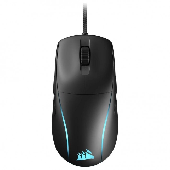 Гејминг глушец CORSAIR M75 LIGHTWEIGHT, 26000 DPI, со кабел, црн